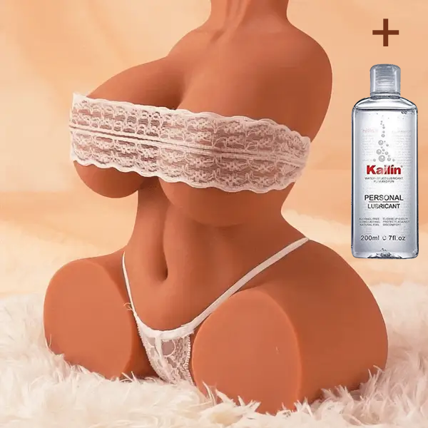 Realistic Butt Latina Sex Torso Toy – Valentina Morena Soft Latex Breast & Hip Design - Daniela