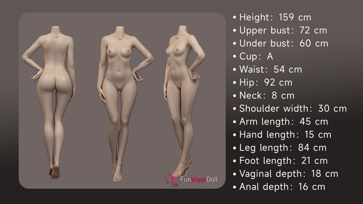 159cm/5ft2 A-cup Silicone Sex Doll – Nika (US IN STOCK)