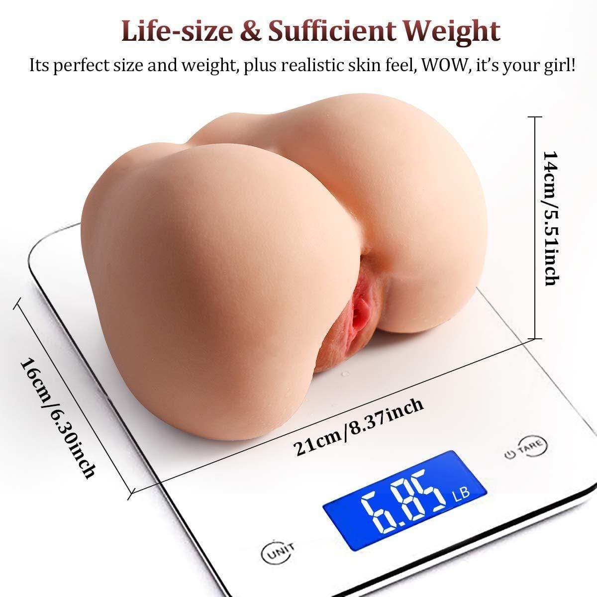 6.85IB Lifelike Vagina Male Masturbators
