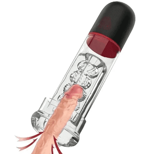 Superbuyg™ S-Hande 9 Vibration 3 Suction Penis Enlargement Pump