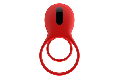 10-Mode Rose Vibrating Cock Ring for Multiple Stimulation