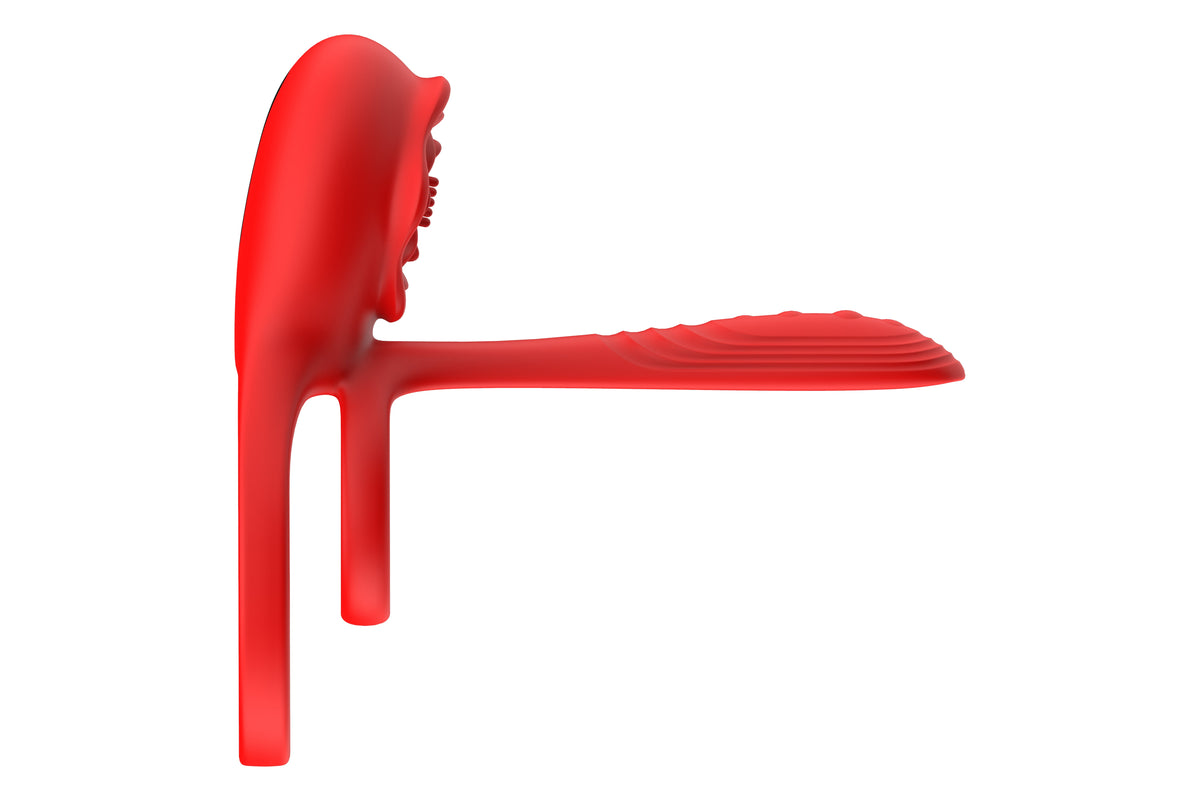 10-Mode Rose Vibrating Cock Ring for Multiple Stimulation