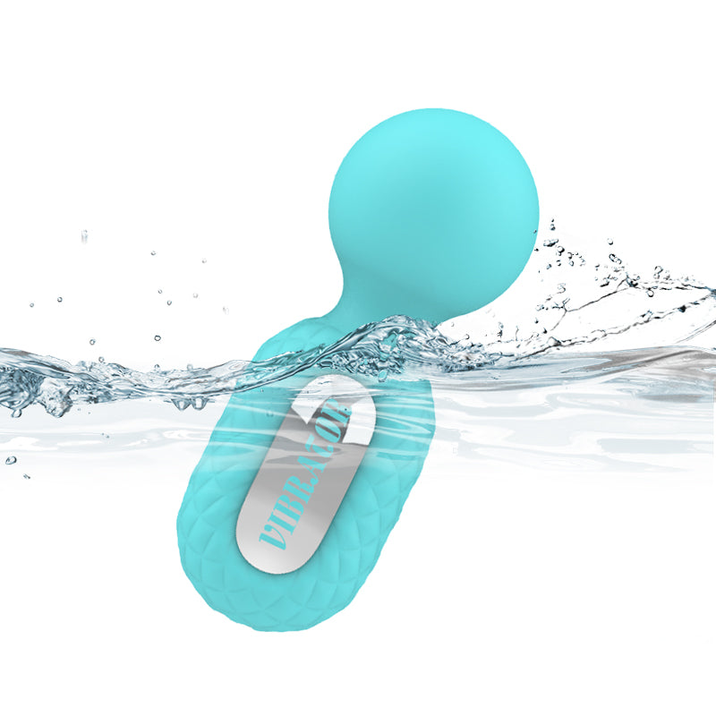 10-Mode Waterproof Spring-Loaded Mini Vibrator