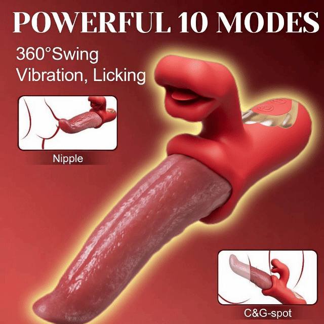 💋Deep Wriggle Licking & G-Spot Swing Vibrator ✨