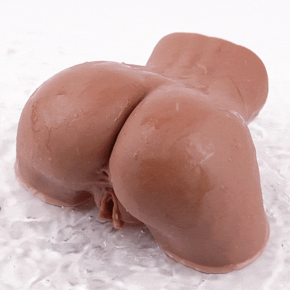 7.48'' Doggy And Missionary Style 2 Holes Realistic Pussy Ass Masturbator