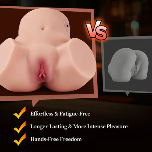 Bestvibe Thrusting and Variable Channel Tight Wrapping Realistic Butt Masturbator