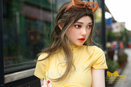 159cm/5ft2 F-cup Silicone Head TPE Body Sex Doll – Eileen
