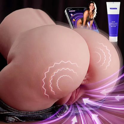 Eva-Sex Doll for Men, Realistic Pussy Ass Automatic Masturbator Masturbator Doll with 3D Vaginal Channel