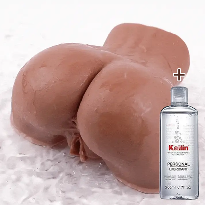 7.48'' Doggy And Missionary Style 2 Holes Realistic Pussy Ass Masturbator