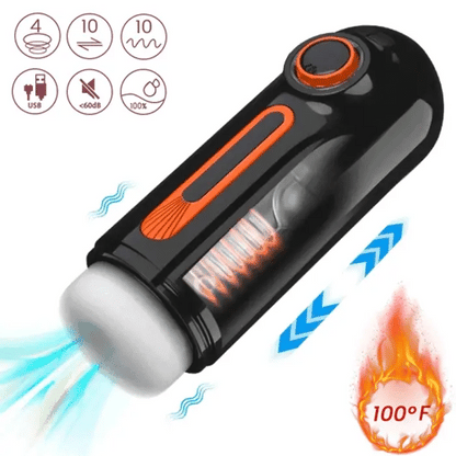 Superbuyg™10 Thrusting 10 Vibrating 3 Sucking Heating Male Masturbator