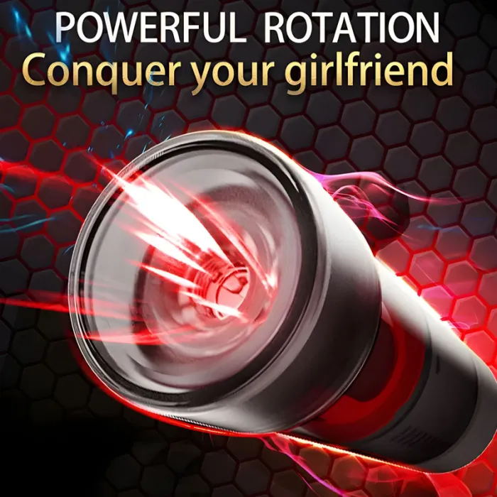 5 Sucking 5 Rotating Vibrating Penis Pump and Masturbator