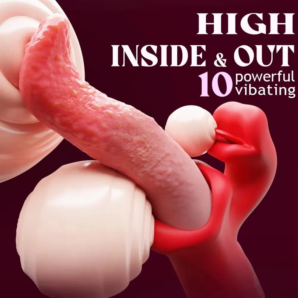💋Deep Wriggle Licking & G-Spot Swing Vibrator ✨