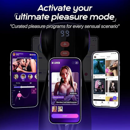 Co-branded: 3 Sleeves Pocket Pussy Penis Pump with 9 Sucking & 9 Vibrating Male Masturbator