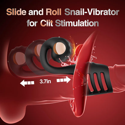 SexoralabDual Motor 10 Modes Multi-Purpose Snail Male Penis Exerciser