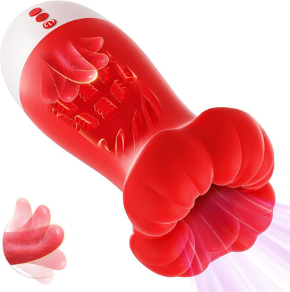 Male Sex Toys for Men Sucking Licking Vibrator Pocket Pussy Sex Toy