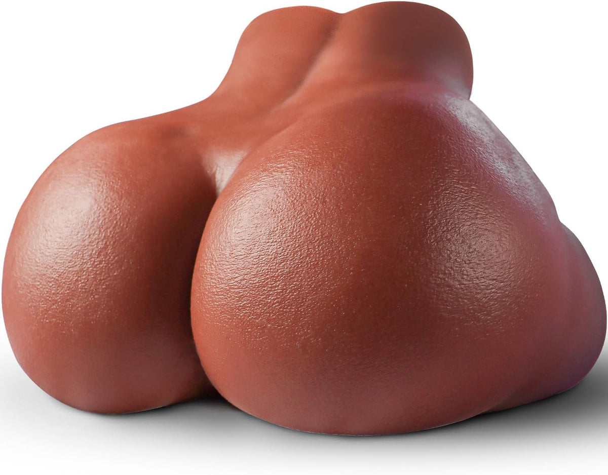 Male Masturbator Sex Doll Pocket Pussies, Realistic Skin Texture Soft Female Big Ass & Pussy Adult Sex Toy with 2 Hole Deeper Vagina & Tight Anal, Torso Sex Dolls for Orgasm