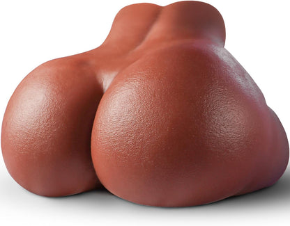 Male Masturbator Sex Doll Pocket Pussies, Realistic Skin Texture Soft Female Big Ass & Pussy Adult Sex Toy with 2 Hole Deeper Vagina & Tight Anal, Torso Sex Dolls for Orgasm