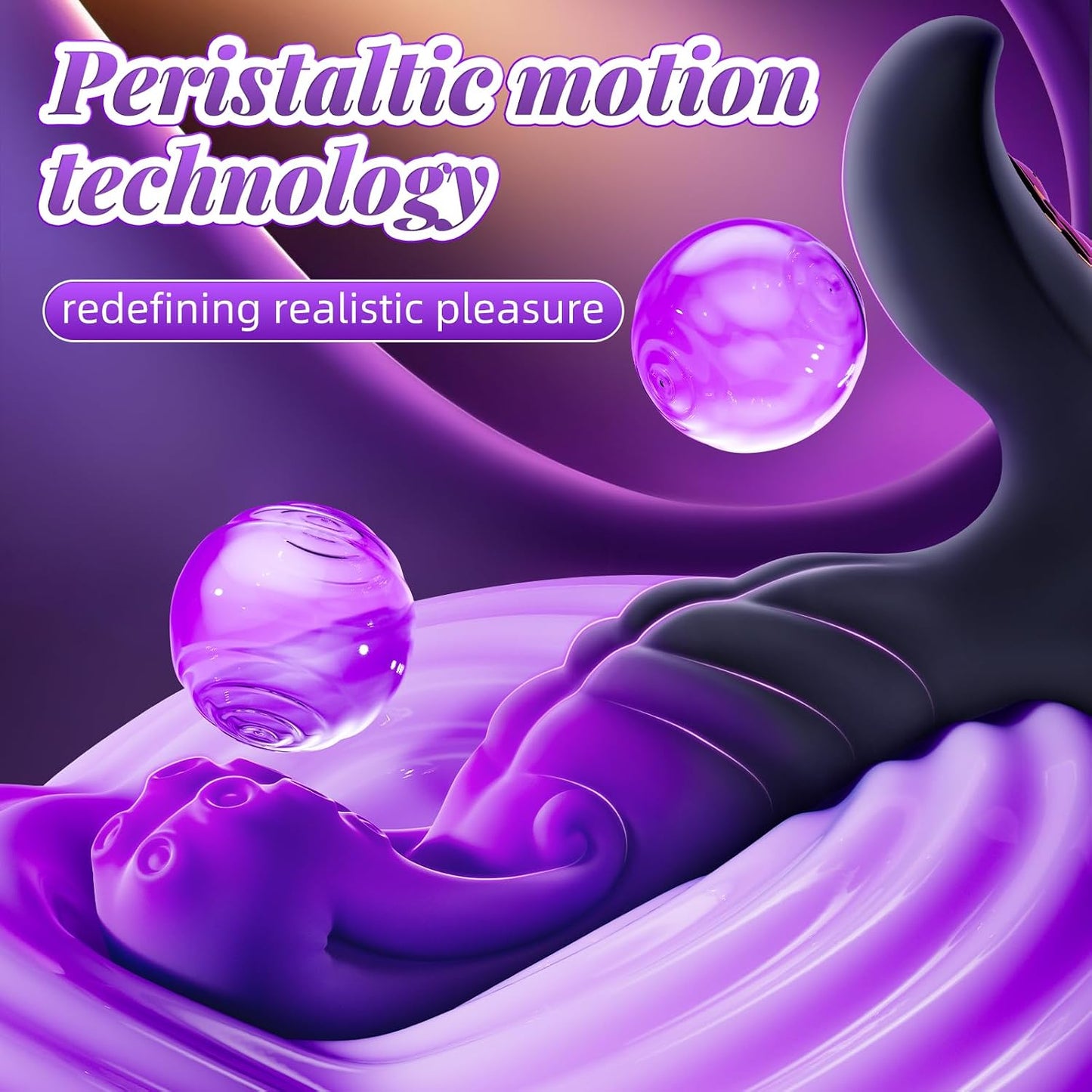Prostate Massager Peristaltic Butt Plug, AI Sync Sex Toys Vibrator for Men