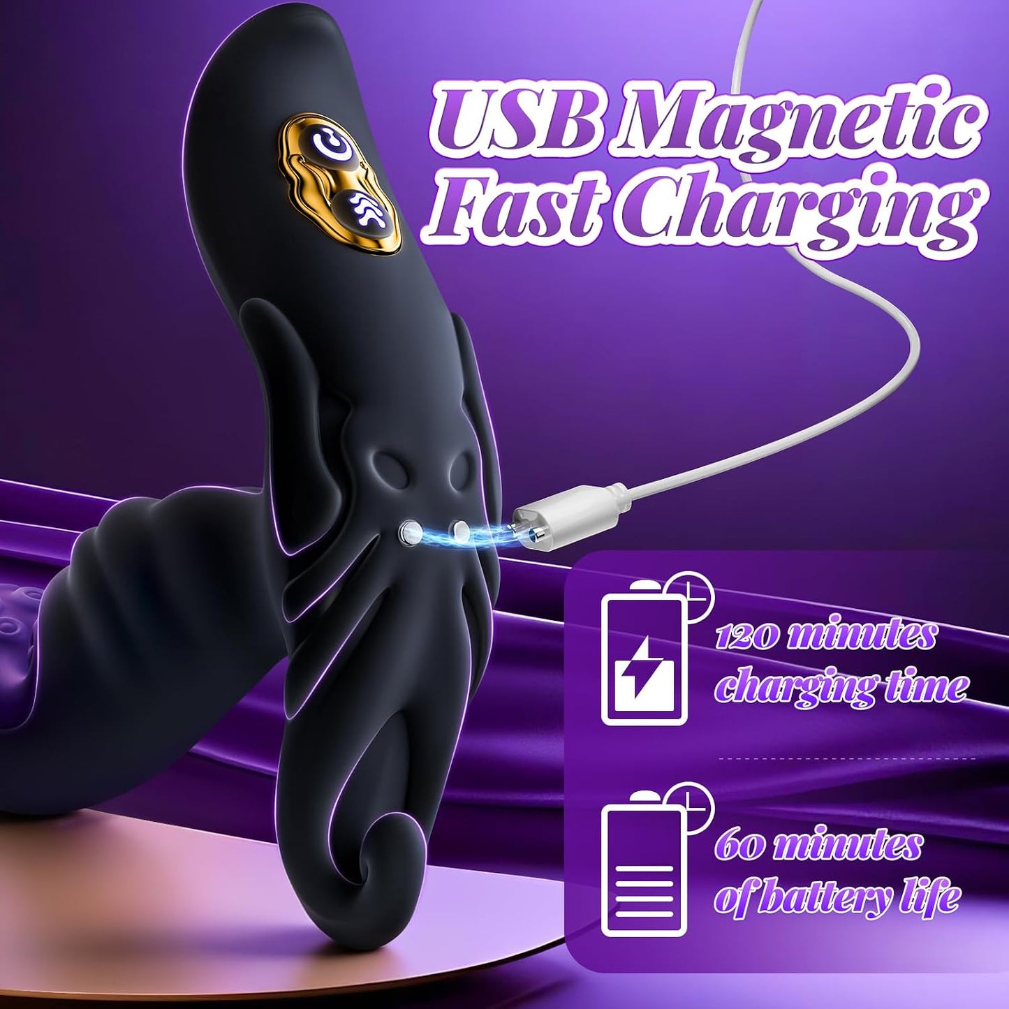 Prostate Massager Peristaltic Butt Plug, AI Sync Sex Toys Vibrator for Men