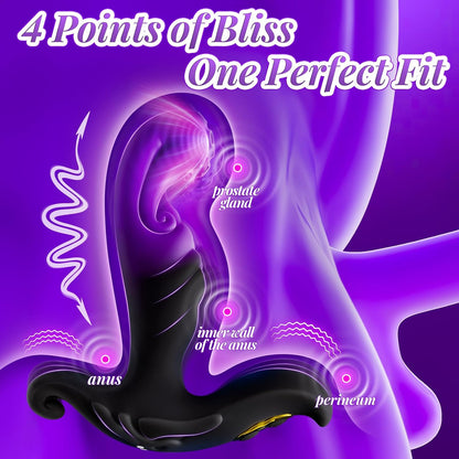 Prostate Massager Peristaltic Butt Plug, AI Sync Sex Toys Vibrator for Men
