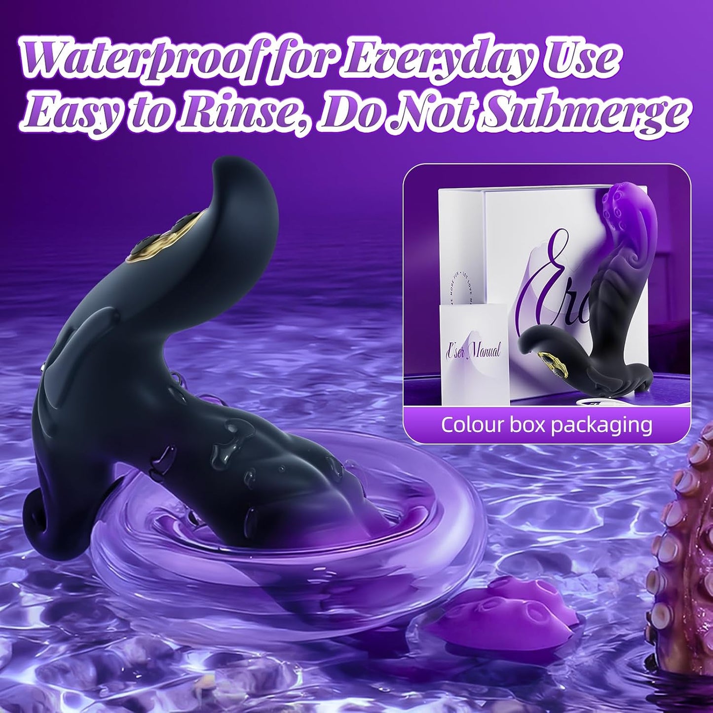 Prostate Massager Peristaltic Butt Plug, AI Sync Sex Toys Vibrator for Men