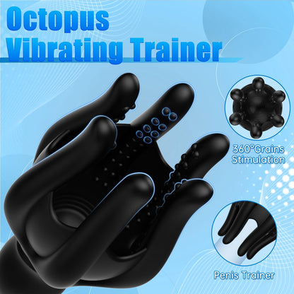 2026 New Male Masturbator: 10 Vibrating Modes, Stroker with 6 Tentacles