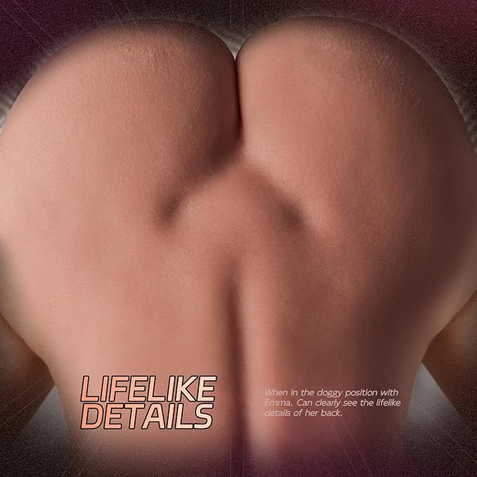 Male Masturbator Sex Doll for Men pocket pussies Realistic Adult Sex Toys for Men, 5.8LB Entry-Level Ass Lifelike Soft Butt with Vagina and Anal Channel for Several Sex Positions (Flesh)