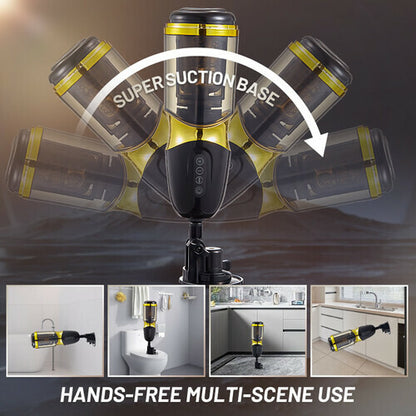 UNIMAT Beck Ⅱ 6 Thrusting & Vibrating Automatic Masturbation Cup