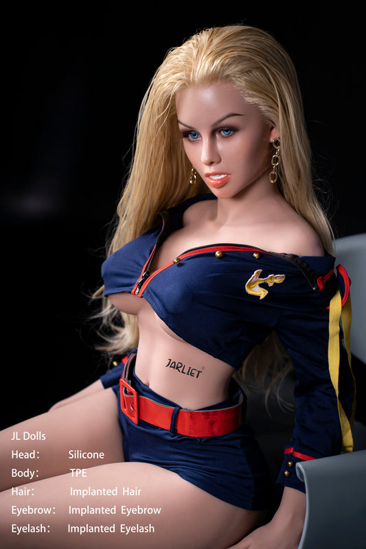148cm/4ft9 E-cup Silicone Head TPE Body Sex Doll – Fiora