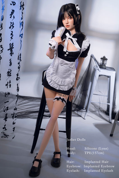 157cm/5ft1 C-cup Silicone Head TPE Body Sex Doll – Lunara