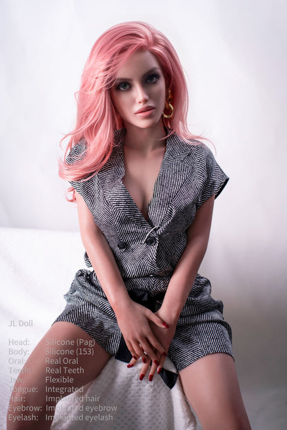 153cm/5ft1 D-cup Silicone Sex Doll – Faye