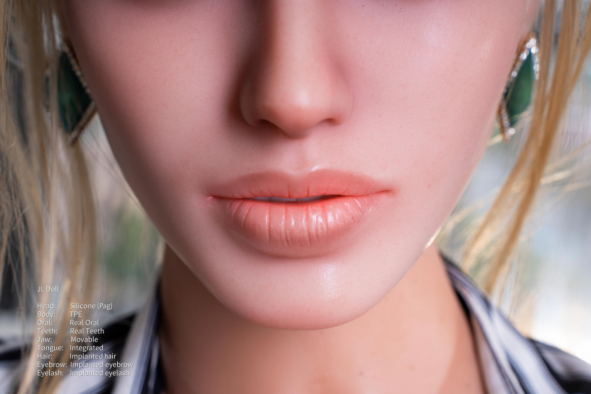 153cm/5ft S-cup Silicone Head TPE Body Sex Doll – Tressa