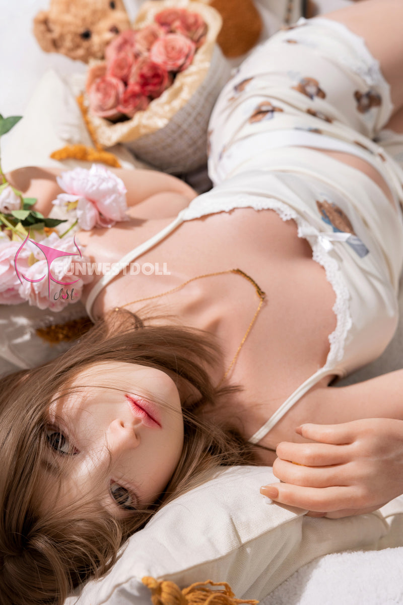 159cm/5ft2 A-cup Silicone Sex Doll – Amy