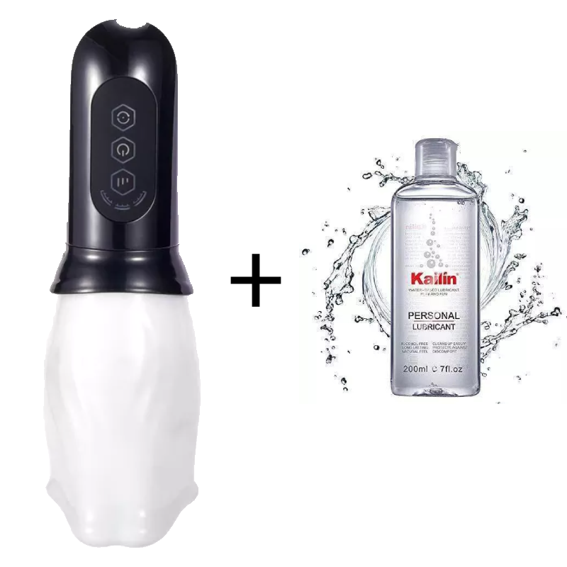 [HOT SALE] Bare Sleeve 4-frequncy Rotation 3 Speeds Oral Hands Free Masturbator