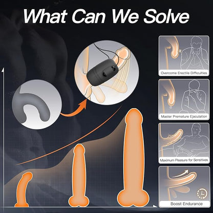 Sexoralab 6IN1 Male Masturbator 2 Pack Male Vibrator Penis Pump Stroker Pocket Pussy with CVT & Visual Controller, 8 Vibrating & 12 Frequencie