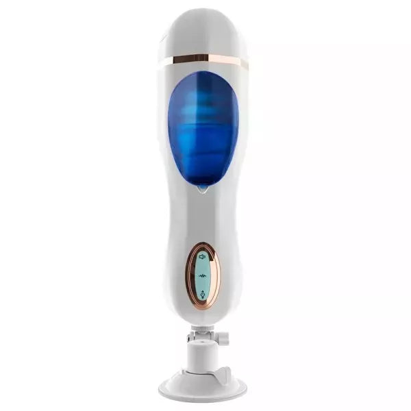 Vibrating Thrusting Suction Cup Pussy Male Masturbator