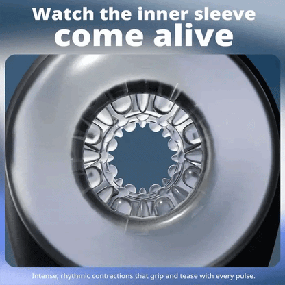 Joysexbox - Wearable Male Masturbator 3-in-1 9 Thrusting Rotating Vibrating Sex Toy for Men Stroker