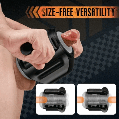 9 Thrusting & Vibrating Massage Training and Masturbation 2 IN 1 Sex Toy