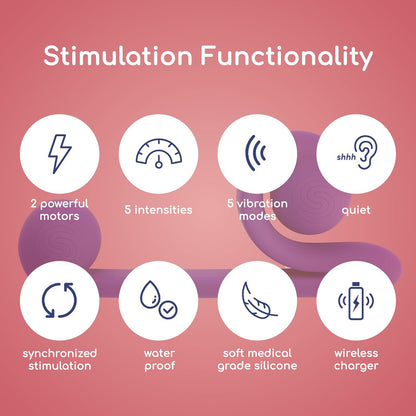 Snail 9.5-inch powerful vibrating masturbator features 7 vibration modes