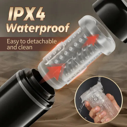 Superbuyg™ 7 Thrusting 7 Rotating Male Masturbator With Lifelike 3D Channel,Star-starring identical mold production [free of tax]【❤️Discreet Shipping】